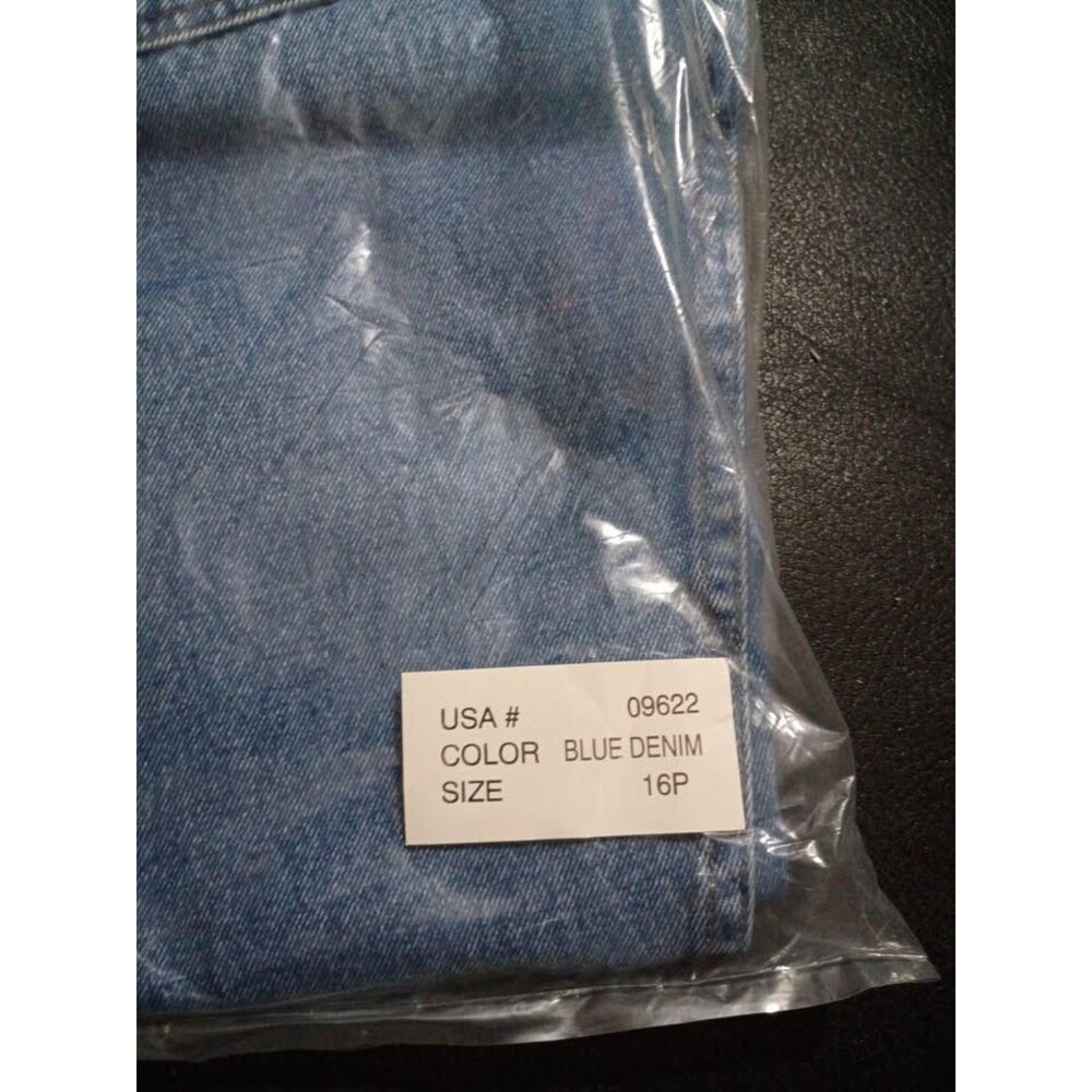 Ulla Popken Jeans Hi Rise Mom jeans Medium Wash Size 16P Blue Denim Jeans NWT - Picture 3 of 6